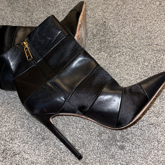 Rachel Zoe black leather boots - Picture 4 of 10